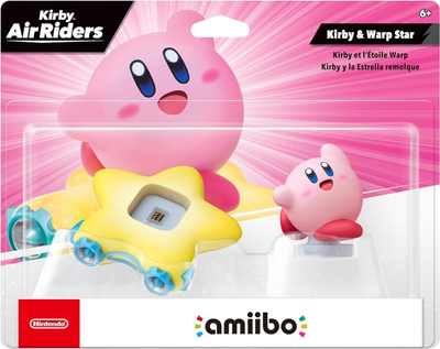 Figura amiibo Kirby & Warp Star, Kirby Air Riders, rozë