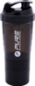 Shaker Pure2Improve, 500 ml, me dy ndarje, i zi