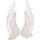 Dekor muri Wings 39x1,5x92Hcm (HM4223), bardhë/ zezë