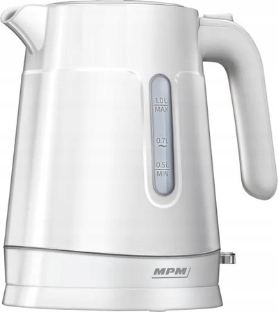 Çajnik elektrik MPM MCZ-119, 2200W, pa kabllo, i bardhë