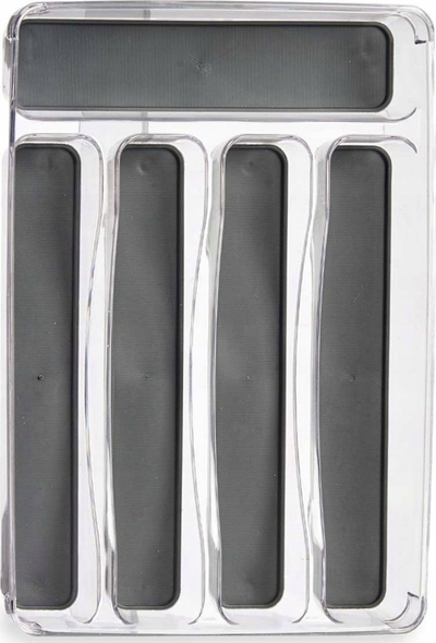 Ndars sirtari Kinvara Plastic Silicone, plastike dhe silikon, transparent dhe gri