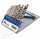 Set maja stërvitëse për metal Richmann C9400, 13 copë, 1.5-6.5mm, gri