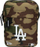 Çantë krahu New Era MLB Los Angeles Dodgers Side Bag 11942031, material poliester, me rrip që rregullohet, jeshile me kafe