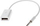 Kabllo audio MicroMobile USB A në 3.5 mm, e bardhë