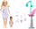 Set lodër Barbie Careers Dentist, kukull dentiste, karrige dentare, shumëngjyrëshe
