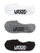 Set qorape për meshkuj Vans, Bardhë/Zi/Hirtë