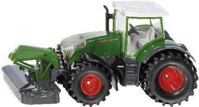Lodër traktor Siku Fendt 942 Vario, model die cast 1:50, me kositëse përpara, shumëngjyrëshe