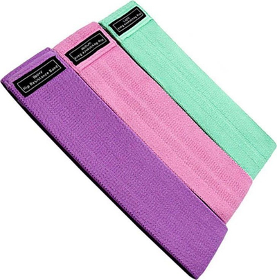 Shirit rezistence FT37E, set me 3 copë, material tekstil elastik, me ngjyra të ndryshme