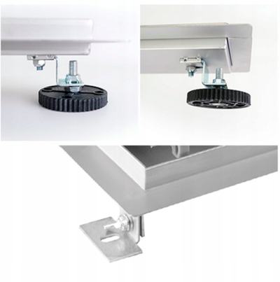 Kanal kullimi linear Hydroland L-600, 60 cm, çelik inox, argjend