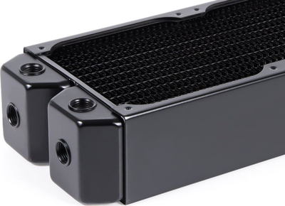 Radiator uji Alphacool NexXxoS UT60 Full Copper Dual Flow 360mm, për ftohje liquide PC, i zi