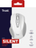 Maus wireless Trust Nito Silent, me klikime të qeta, i bardhë