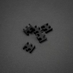 Kapëse për kabllo King Mod Services (ZUUV-159), 3mm, 5 copë, të kuqe