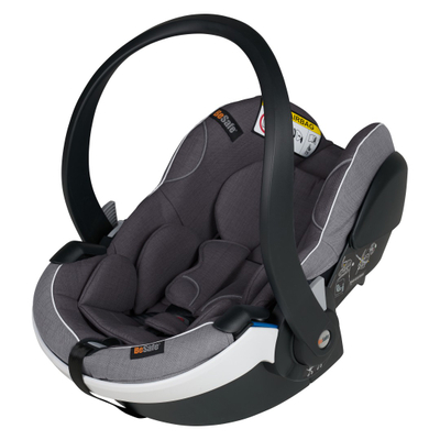 Sediolje auto BeSafe iZi Go Modular X2 i-Size, 40-75 cm, sistem 5 pika, gri metalike