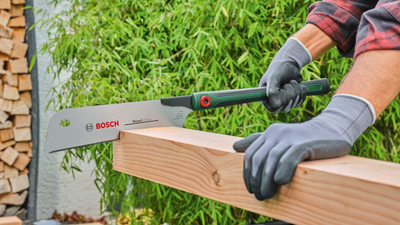 Sharrë tërheqëse Bosch Home and Garden Kataba 1600A02ZB6, për dru edhe plastikë, me dorezë të rehatsme