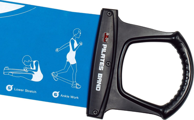 Brezi Pilates BB 2350, rezistencë e lartë, me doreza, blu