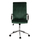 Karrige zyre Josef velur cypress green inox bazë 58×61×105–113 cm (HM1181.03), gjelbër