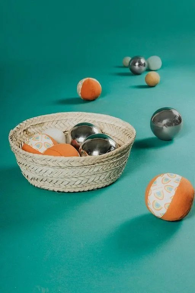 Lodër ndijimore Petit Boum Sensory Balls, set me 5 topa, 18m+, shumëngjyrëshe
