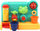 Играчка за бања Леантойс Bath Toy, панел со вакумски чашки, елементи со вода, шарена