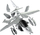 Пластичен модел авион Airfix Quickbuild Harrier Jump Jet, snap together, обоен, за деца 6+