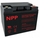 Bateri xhel NPP NPG12 40Ah, 12V, AGM deep cycle, e zezë