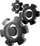 Set dekorativ muri Pro Rotor Motor VZS125P, 3 rrota ingranazhi, i zi