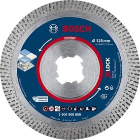 Disk prerës Bosch Expert X Lock Best Diamond, 115mm, për qeramikë të fortë