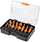 Set frezash druri Neo Tools, trup 8 mm, 15 copë, portokalli