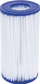 Надземен базен Bestway Steel Pro MAX, 4.88m x 1.22m, со пумпа за филтрирање со картуш, сив