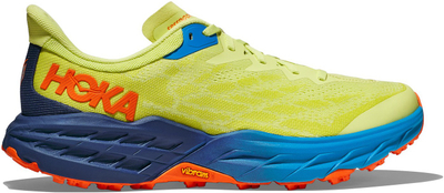 Планинарски патики Hoka Speedgoat 5 Mesh, за мажи, Vibram Megagrip, портокалова боја