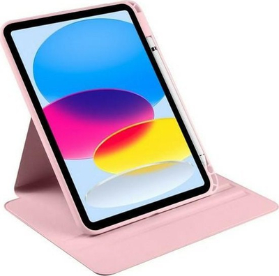 Заштитна маска за таблет Apple iPad Air 13 2024, со држач, TPU, светло розова
