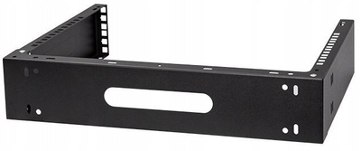 Mbajtëse murale për pajisje rack Stalflex WRH19 2U 4U 330B, 19", metal, e zezë