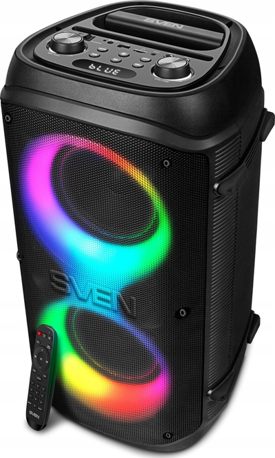 Kutizë zanore Sven PS-800, Bluetooth, 100W, bas i fortë, e zezë