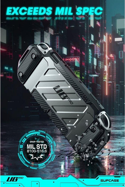 Mbrojtëse Supcase Unicorn Beetle Pro për Nintendo Switch, e zezë