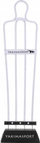 Kukull murale stërvitore futbolli Junior AirFlow, 160cm, pasive, e bardhë