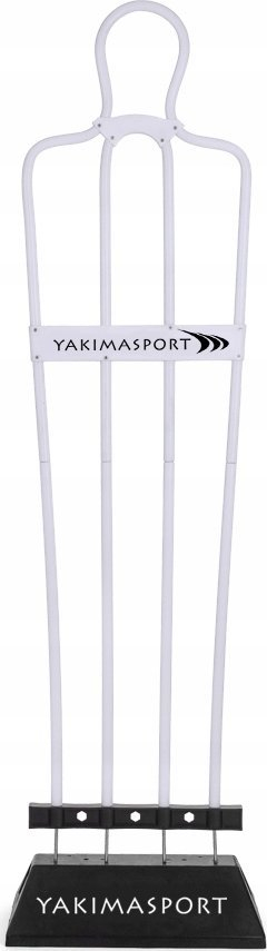 Kukull murale stërvitore futbolli Junior AirFlow, 160cm, pasive, e bardhë