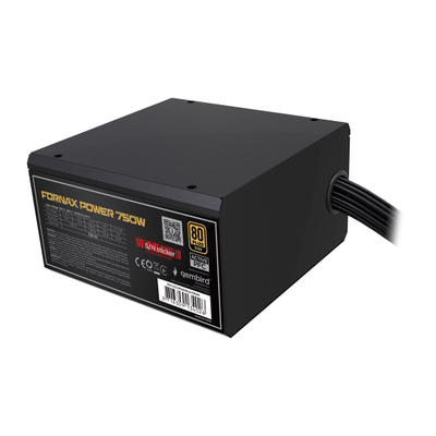 Furnizim energjie ATX 750W, PFC aktiv, 80 Plus Bronze, me ventilator 12 cm
