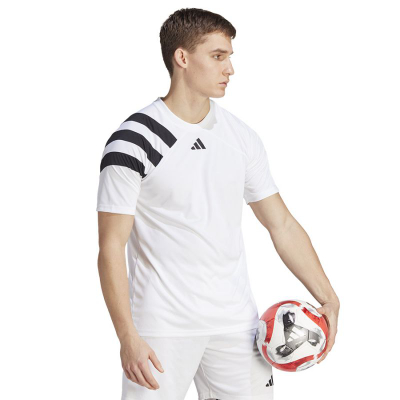 Fanellë futbolli Adidas Fortore 23, AEROREADY, poliester i ricikluar, e verdhë