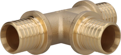 Tee bronzi Kan Therm UltraLine 32mm, për tubacione, pa unazë gome