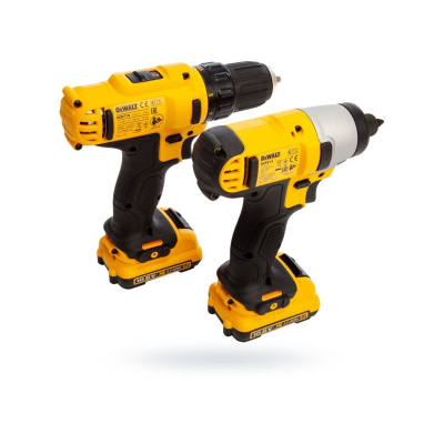 Set shpuese DeWALT Kit Twin,12V, 2.0Ah, e verdhë/zezë