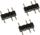 Kabllo Y ARGB Alphacool, 3 pin në 2x 3 pin, 15 cm, e zezë