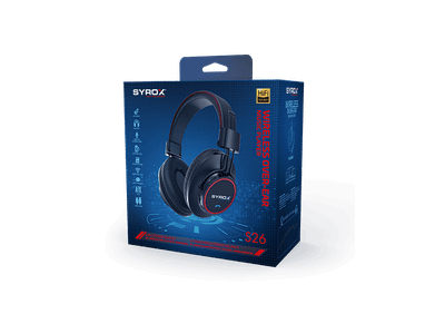 Kufje Syrox S26, wireless, të zeza
