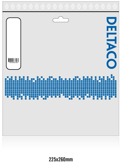 Kabllo fibër optike Deltaco LCLC-62, OM3 LC LC, 2m, jeshile