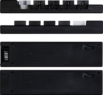 Hub USB dhe ventilatorësh Lian Li EDGE GOLD, PWM 4 pin, PCIe, i zi