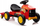 Traktor me pedale Lean Toys G206, me rimorkio, mban deri 30 kg, i kuq