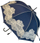 Çadër Blooming Brollies BCSV N, e kaltër