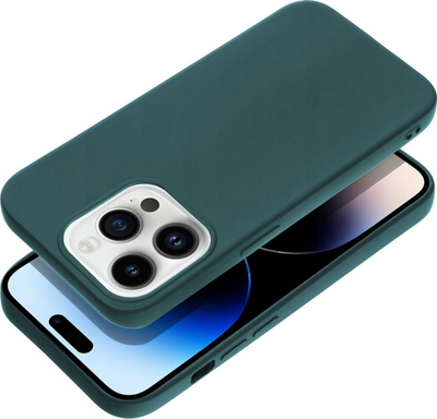 Kapak telefoni 3mk Matt Case për Samsung Galaxy A23 5G, TPU i butë, antirrëshkitës, jeshile e errët