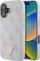 Mbulesë telefoni Guess 4G Rhinestone për iPhone 16, silikon PU, me logo metal, rozë