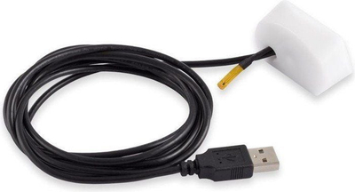 Тересен монитор Aquacomputer VISION Glow, USB, сензор за температура на околина, бел