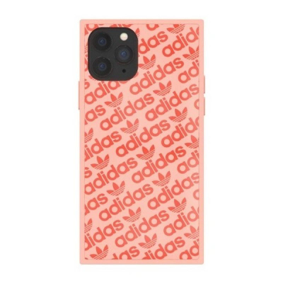 Këse telefoni Adidas Square për iPhone 11 Pro, me formë katrore, ngjyrë perlë