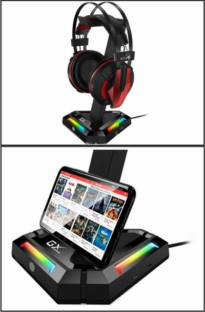 Држач за слушалки Genius Genius, 2x USB-C